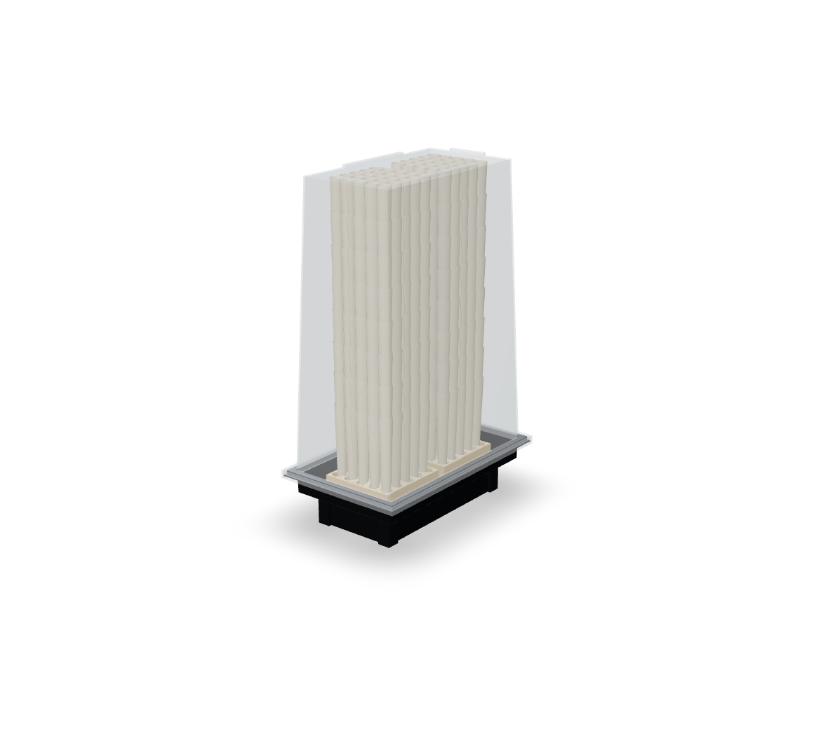 GMP-CLAM2 1×2 Two-Tray Clamshell